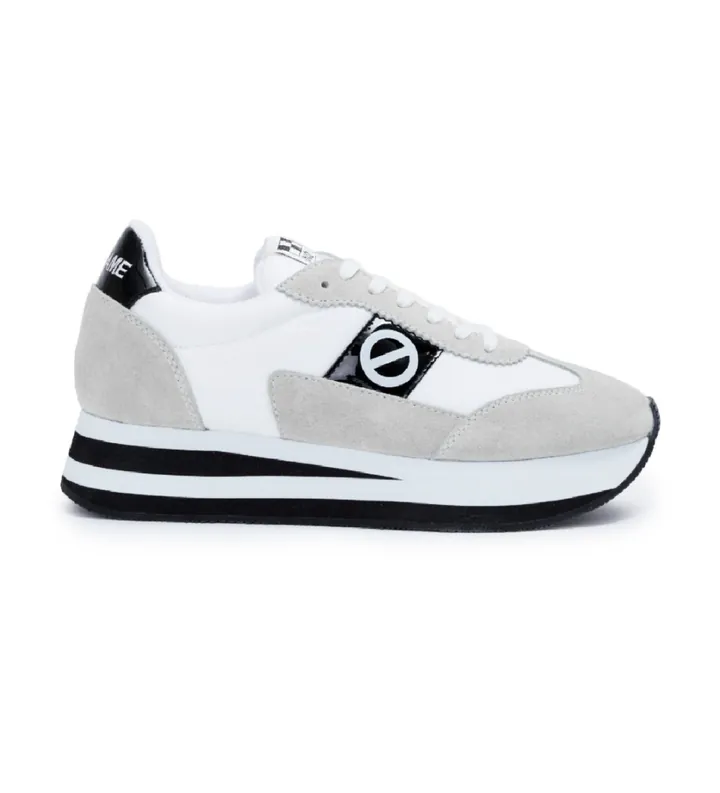 NO NAME para mujer. KNIMN60 Zapatillas Flex Jogger blanco (38), Piel, 3 a 5cm, Cordones, Casual