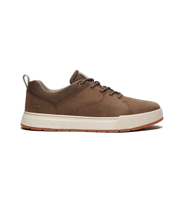 Timberland para hombre. TB0A69G9W071 Zapatillas Maple Grove marrón oscuro (40), Piel, Plano, Cordones, Casual
