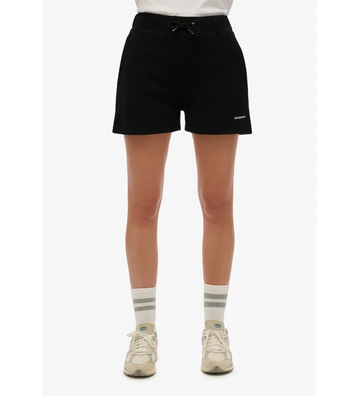 Superdry para mujer. W7110474A Short Sport negro (L), Casual, Algodón