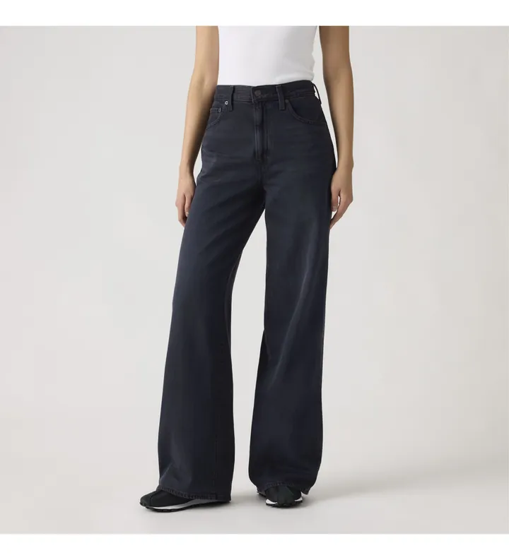 Levi's para mujer. 0073B-0000 Jeans Lightweight De Pierna Ancha marino (24/29), Casual, Algodón, Denim