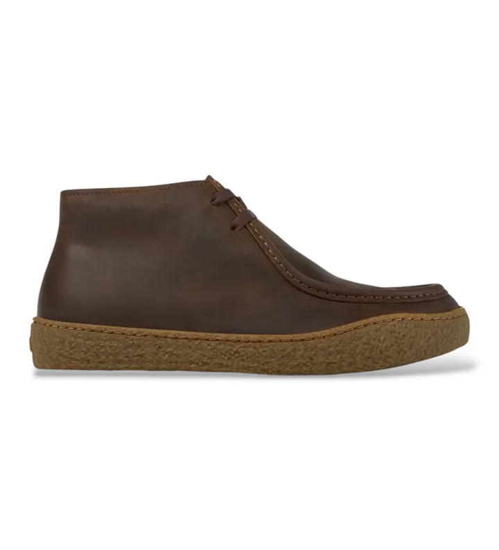 Camper para hombre. K300530-004 Botines de piel Peu Terreno marrón (39), Plano, Ninguno, Casual