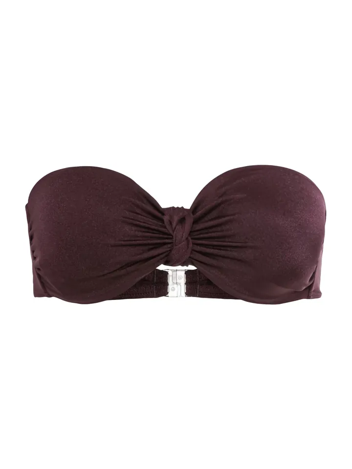 LSCN by LASCANA Top de bikini 'Nele' berenjena