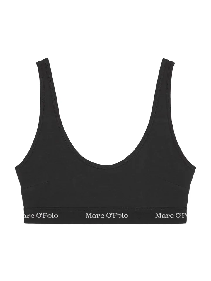 Marc O'Polo Sujetador 'Essentials'  negro / offwhite