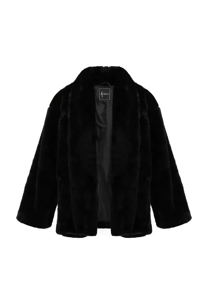 faina Chaqueta de invierno 'Fashion Look' negro