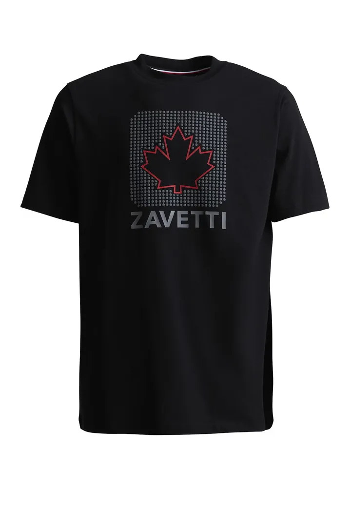 Zavetti Canada Camiseta 'Alvo' gris / rojo / negro