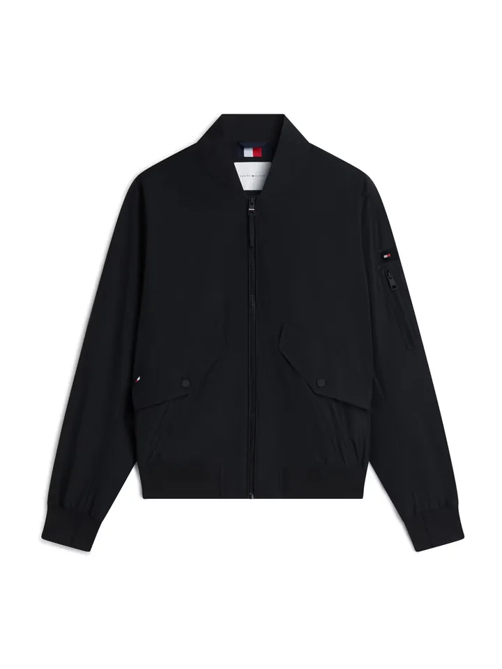 TOMMY HILFIGER Chaqueta de entretiempo negro