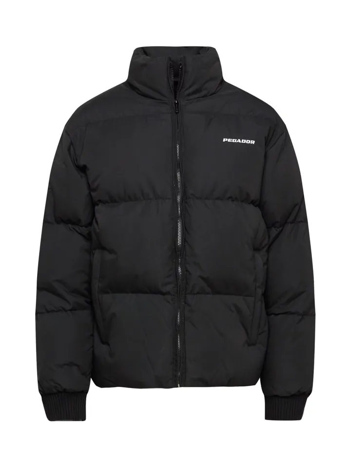 Pegador Chaqueta de invierno 'Solin' negro / blanco