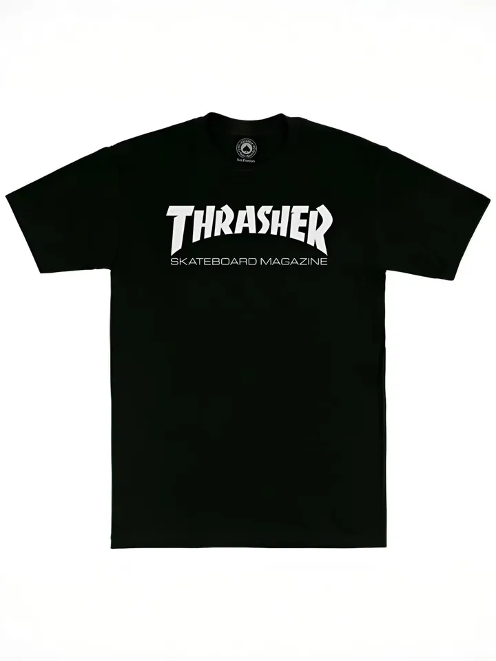 THRASHER Camiseta 'SKATE MAG' negro
