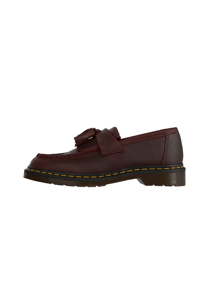 Dr. Martens Mocasines 'Adrian' rojo vino