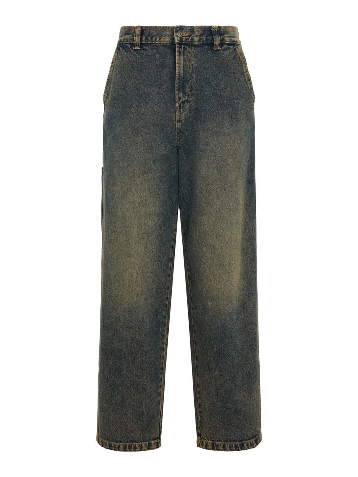 DICKIES Vaquero 'Madison'  azul oscuro / amarillo