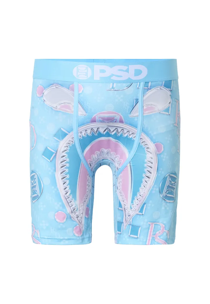 PSD Calzoncillo boxer 'WF Lux NY'  azul pastel / azul claro / gris claro / orquidea