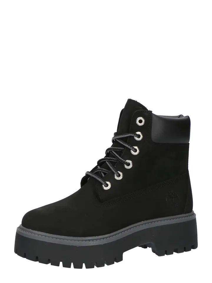 TIMBERLAND Botines con cordones 'Stone Street'  negro