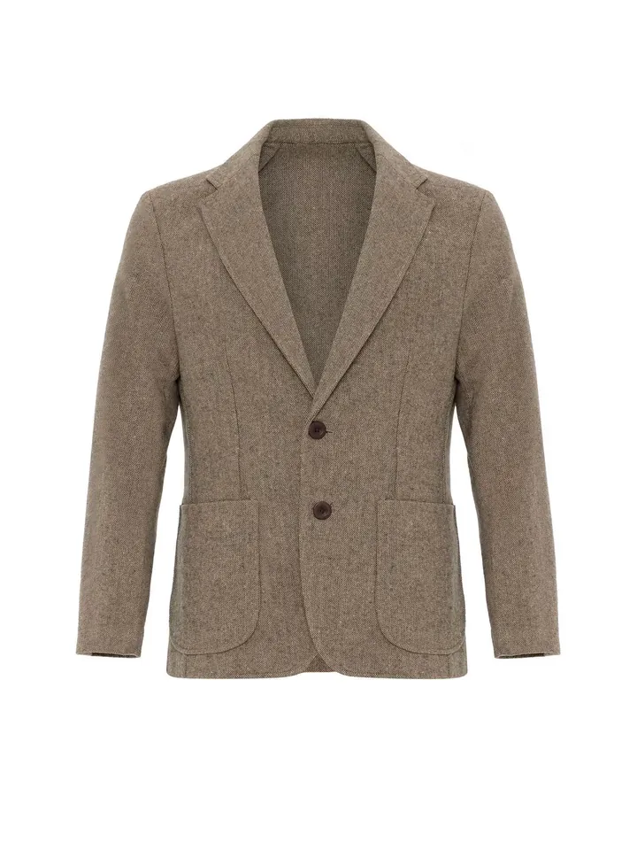 Antioch Chaqueta tipo saco para negocios caqui / offwhite