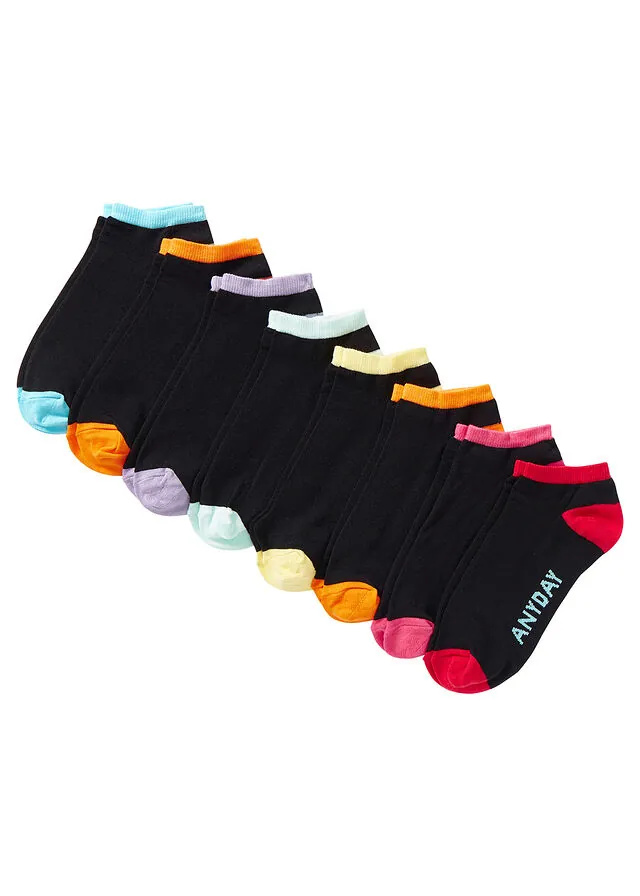 Calcetines deportivos de algodón orgánico (8 pares)