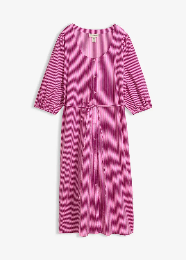 Vestido midi de algodón puro
