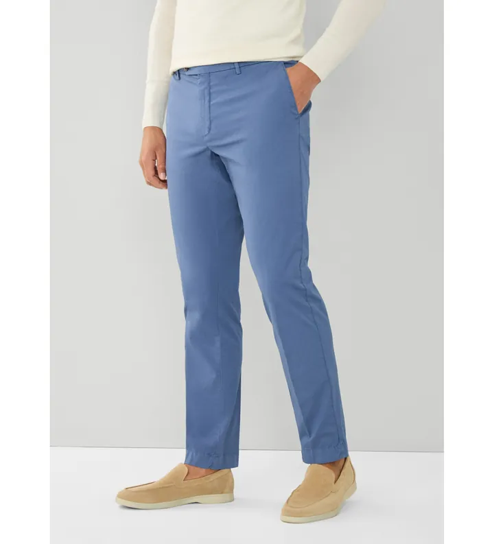 Hackett London para hombre. HM212605 Pantalón Ultra azul (30/32), Casual, Algodón