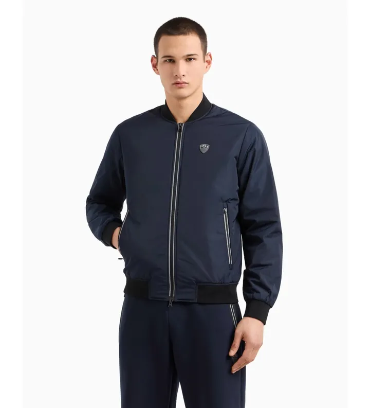 EA7 para hombre. 8NPB12_PN7LZ Bomber de nailon Premium Shield marino (3XL), Casual, Deportivo, Multideporte, Poliéster