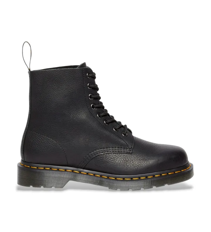 Dr Martens para hombre. 31981001 Botas de piel 1460 Pascal negro (36), Plano, Cordones, Casual