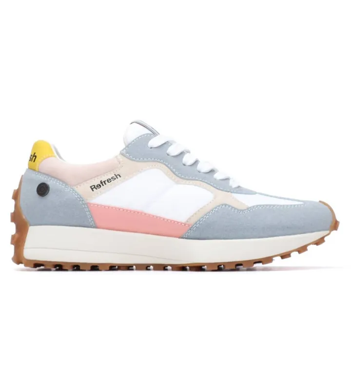 Refresh para mujer. 17503801-JEANS Zapatillas 175038 azul (36), Tela, Plano, Cordones, Casual