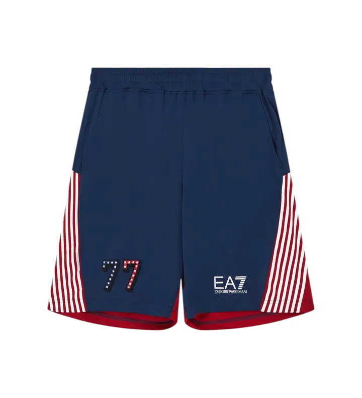 EA7 para hombre. 7M001418_AF13537 Shorts Graphic marino (3XL), Deportivo, Multideporte, Poliéster