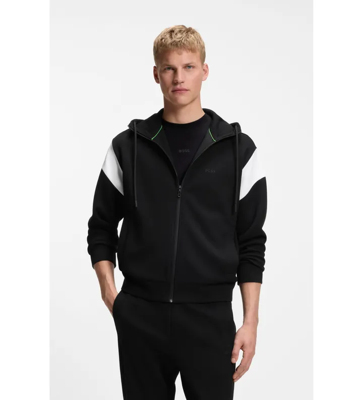 BOSS para hombre. 50563287 Sudadera SW Union Saggy negro (L), Casual, Algodón