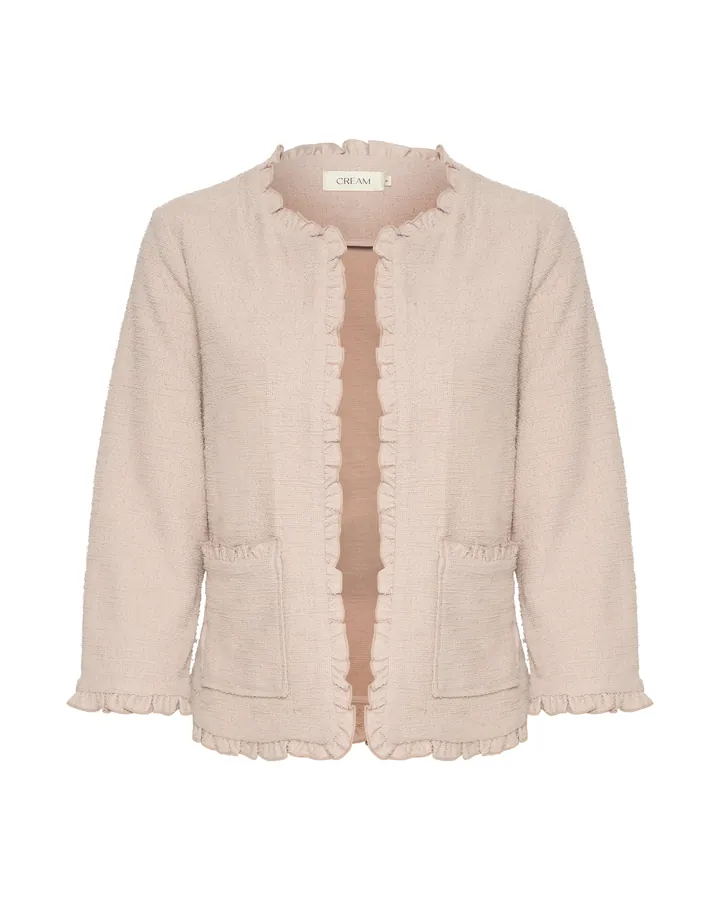 Cream Blazer 'Mellie'  talco