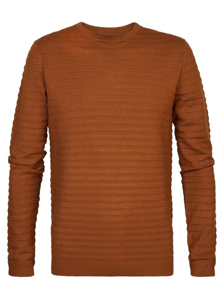 Petrol Industries Jersey 'Adak'  cognac