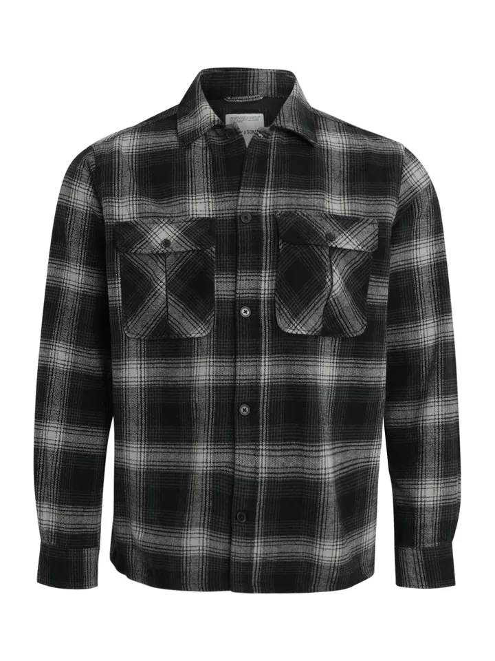 Only & Sons Camisa 'ONSCEDRIC' gris / negro