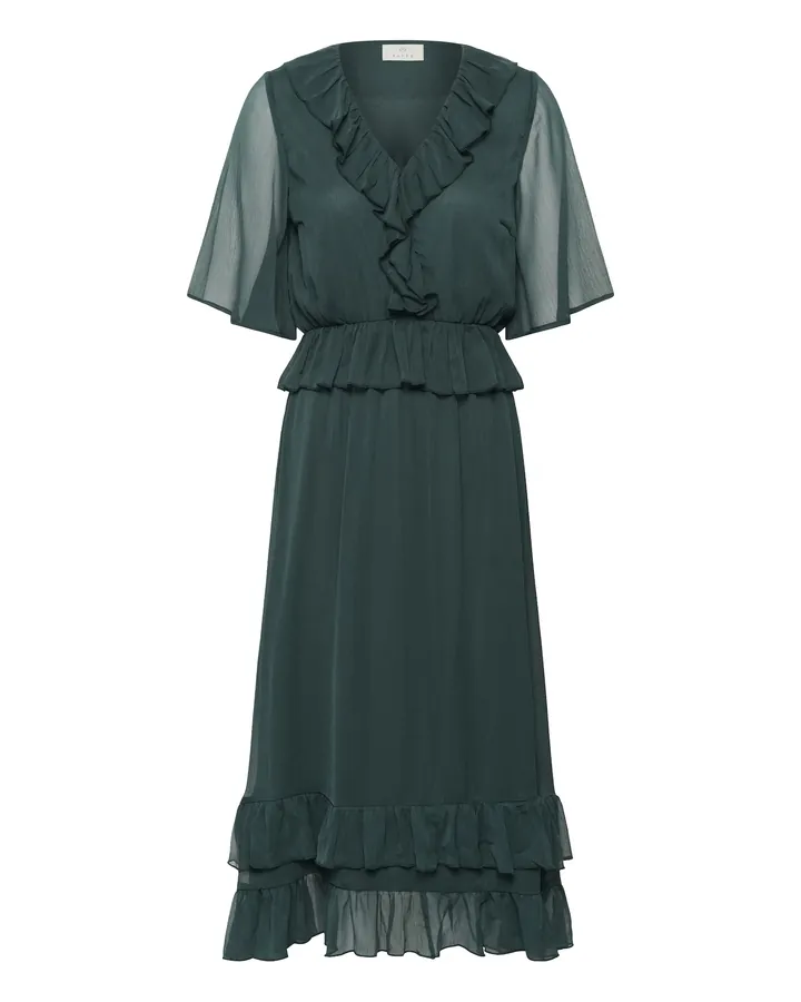 Kaffe Vestido ' KAdemi' esmeralda