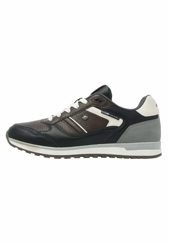BRITISH KNIGHTS Zapatillas deportivas bajas ' CLASSOR ' marrón oscuro / mezcla de colores