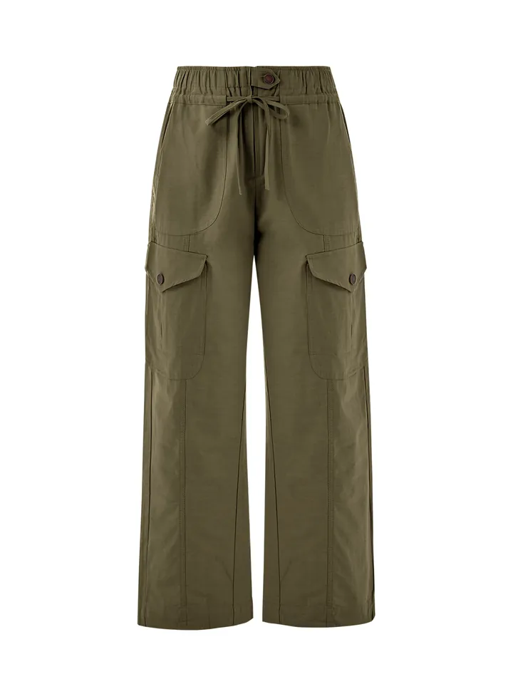 Imily Bela Pantalón cargo  oliva