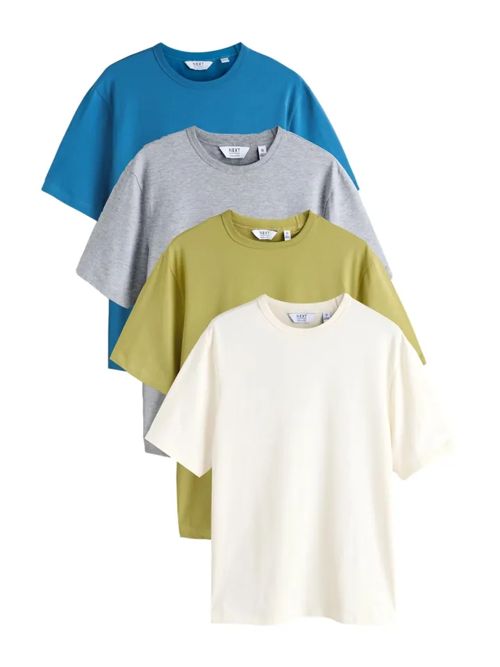 Next Camiseta 'Trident' crema / zafiro / gris claro / oliva