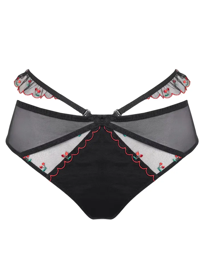 SugarShape Tanga 'BELLE' rojo cereza / negro
