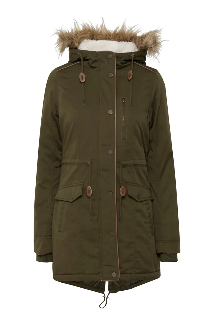 Oxmo Parca de invierno 'ANNA' verde oscuro