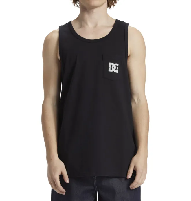 DC Star Pocket - Camiseta sin mangas con bolsillo Negro Hombre