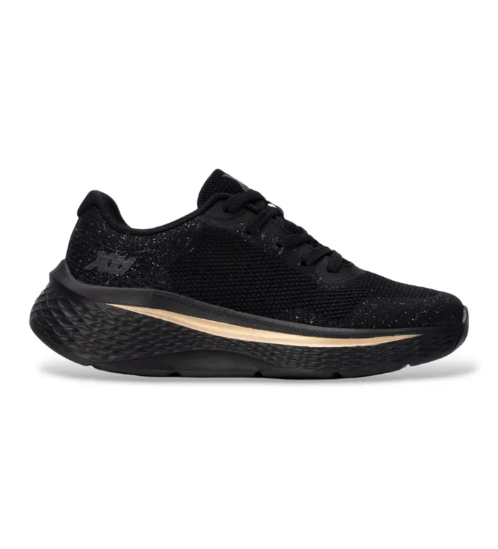 Xti para mujer. 14612001-NEGRO Zapatillas 146120 negro (36), Plano, Cordones, Casual, Deportivo, Mesh