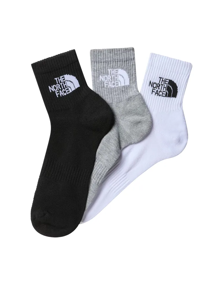 THE NORTH FACE Calcetines deportivos gris moteado / negro / blanco