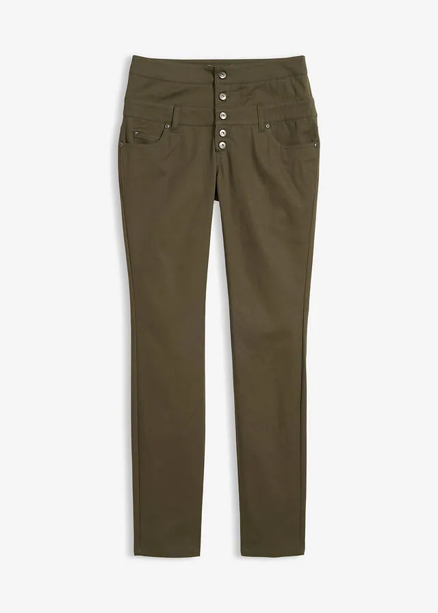 Pantalón de sarga elástica