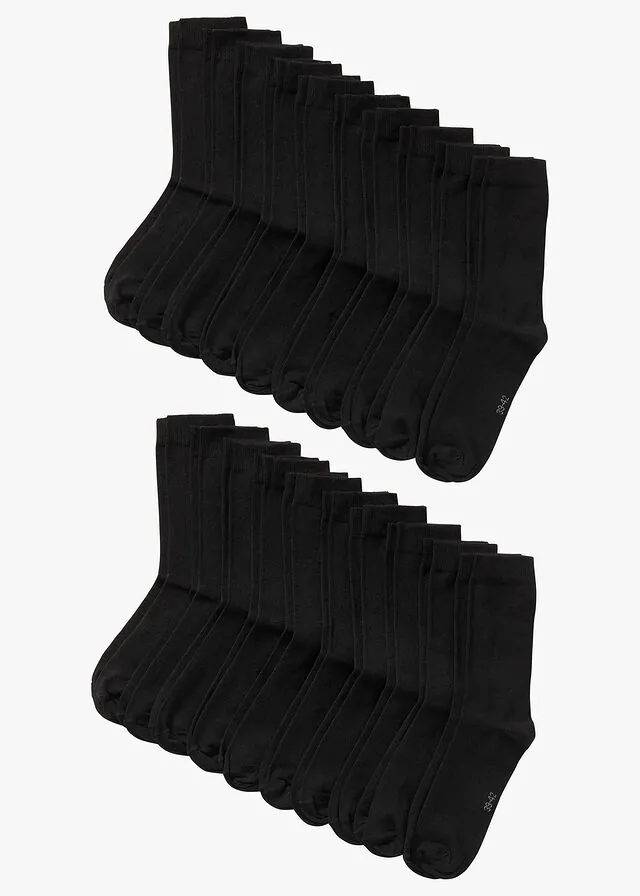 Calcetines de algodón orgánico (20 pares)