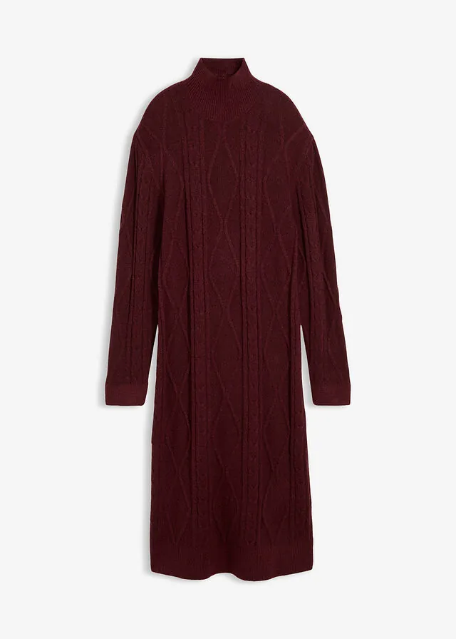 Vestido de punto trenzado