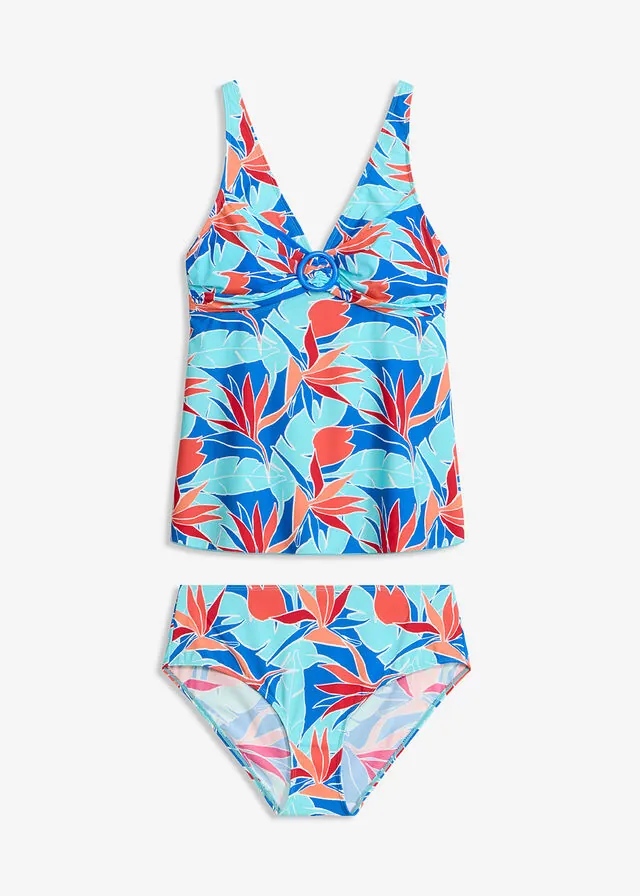 Tankini con detalle de aro (2 piezas)