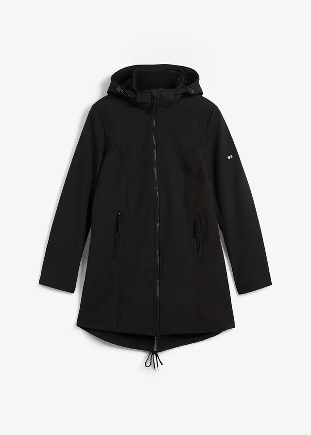 Parka de softshell repelente al agua
