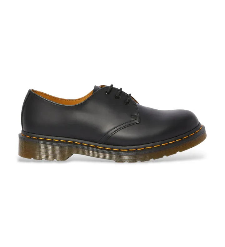 Dr Martens unisex. 11838002 Zapatos de piel 1461 Smooth negro (36), Plano, Cordones, Casual