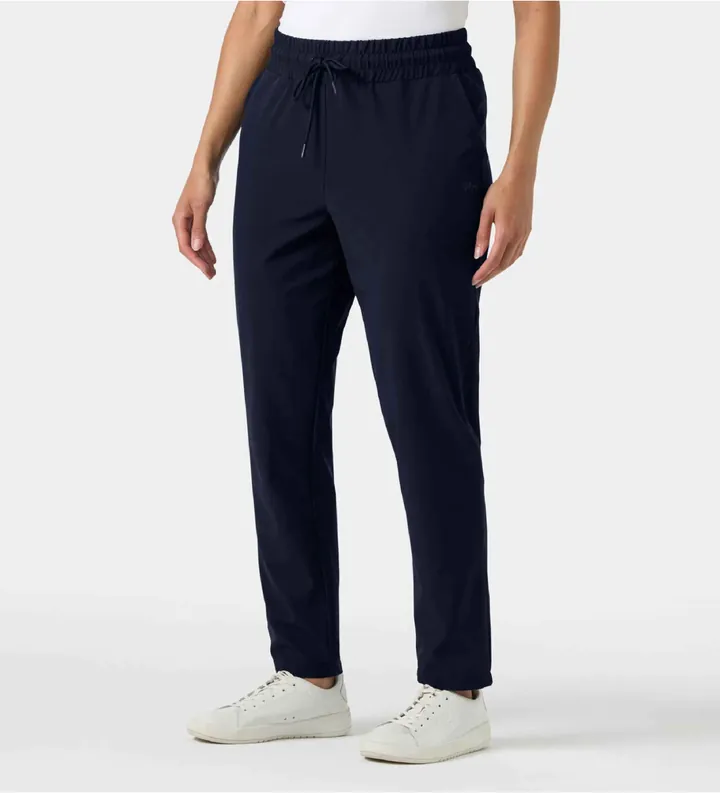Helly Hansen para mujer. 54575 Pantalón Thalia marino (S), Negro, Casual, Sostenible, Poliéster reciclado
