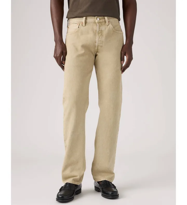 Levi's para hombre. 00501-3898 Jeans 501 Original Fit camel (29/32), Beige, Casual, Algodón, Denim