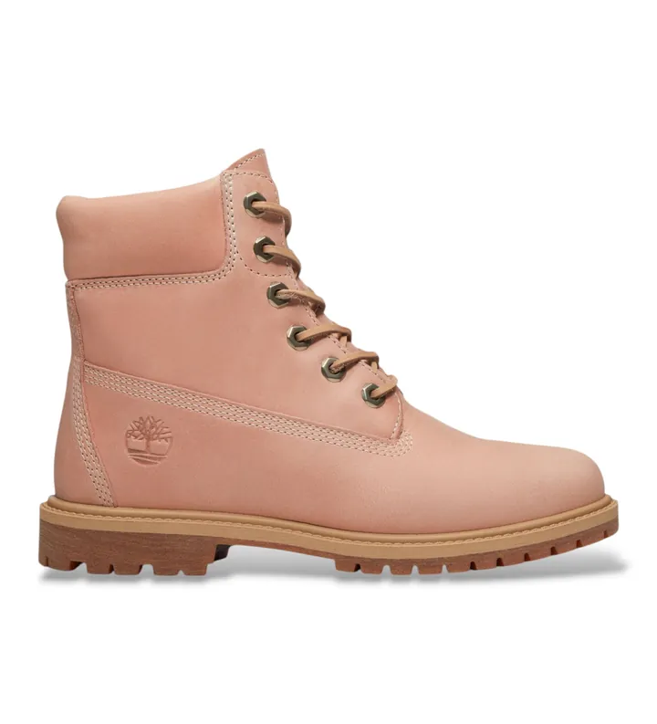 Timberland para mujer. TB0A5M5NA8M1 Botines de piel Premium rosa (36 W), Plano, Cordones, Casual