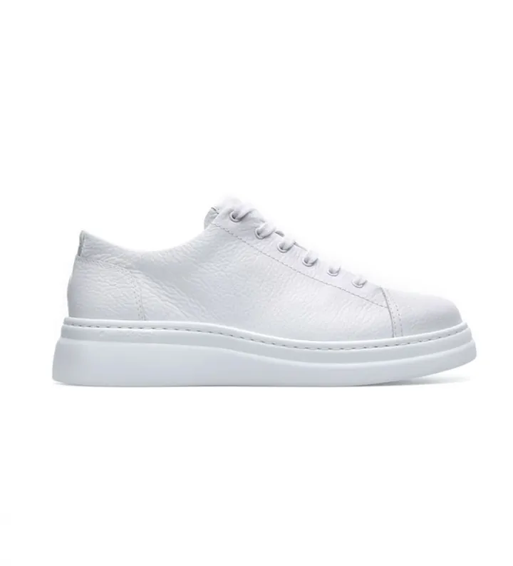 Camper para mujer. K200508-041 Zapatillas de piel K200508 blanco (35), Plano, Cordones, Casual