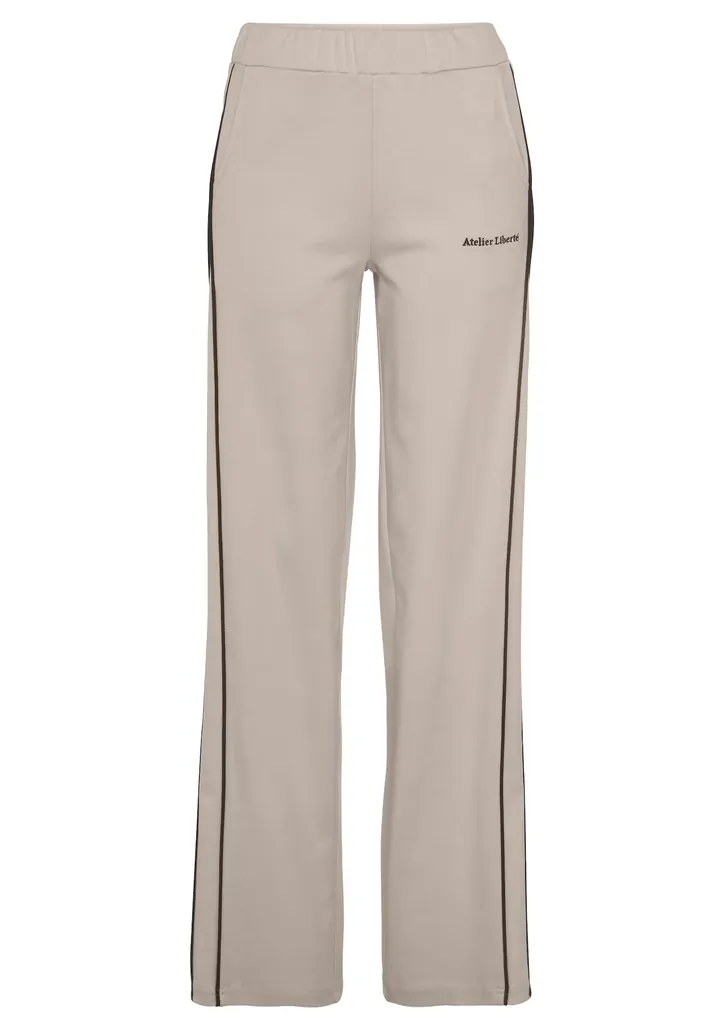 LASCANA Pantalón  arena / negro
