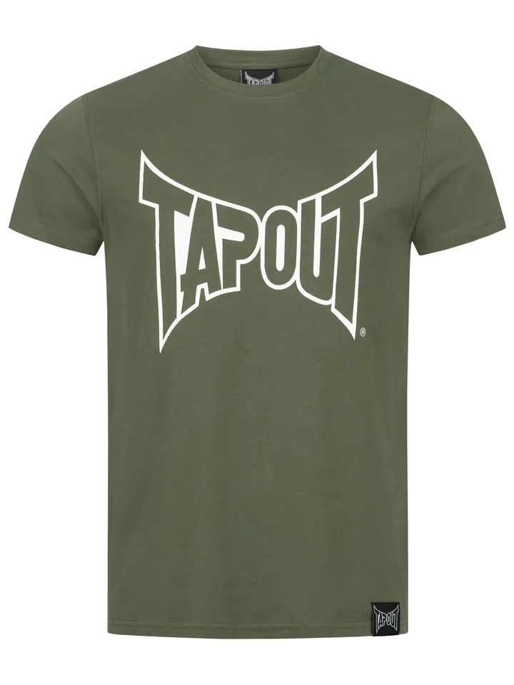 Tapout Camiseta  oliva / blanco