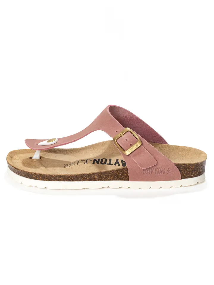 Bayton Sandalias de dedo 'MERCURE' rosa pastel